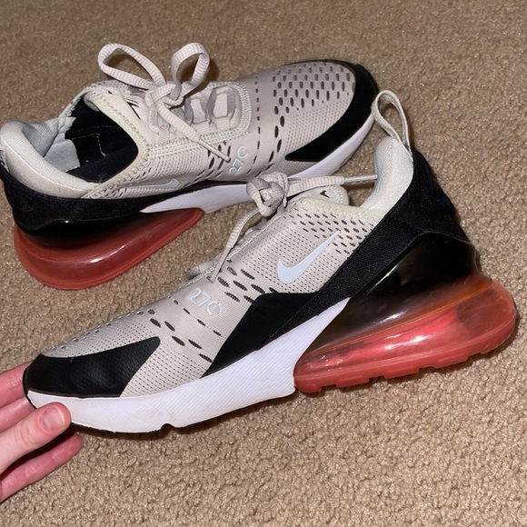 Nike Air max 270’s, women’s size 6.5/kids 5Y, grey & pink - Picture 2 of 2